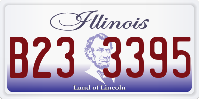 IL license plate B233395