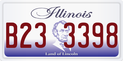 IL license plate B233398