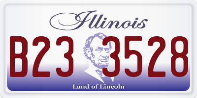 IL license plate B233528