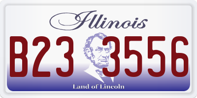 IL license plate B233556