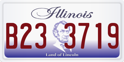 IL license plate B233719