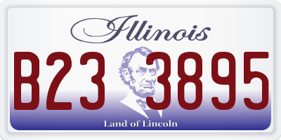 IL license plate B233895