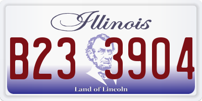 IL license plate B233904