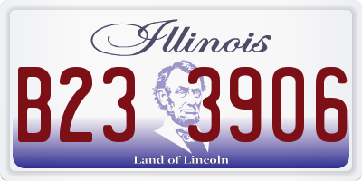 IL license plate B233906
