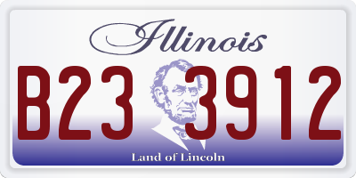 IL license plate B233912