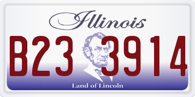 IL license plate B233914