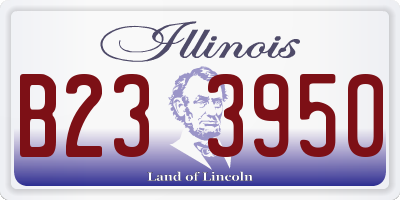 IL license plate B233950