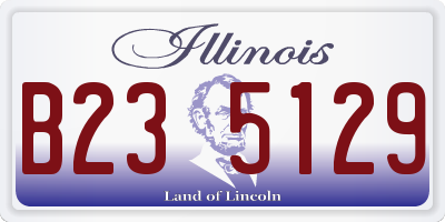 IL license plate B235129