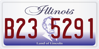 IL license plate B235291