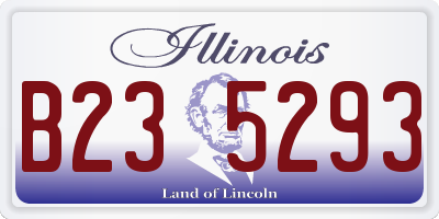 IL license plate B235293