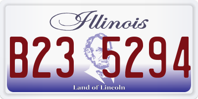 IL license plate B235294