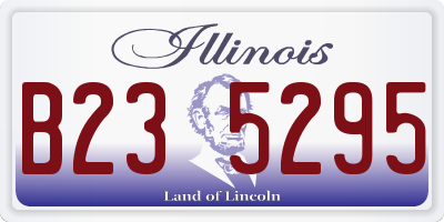 IL license plate B235295