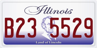 IL license plate B235529