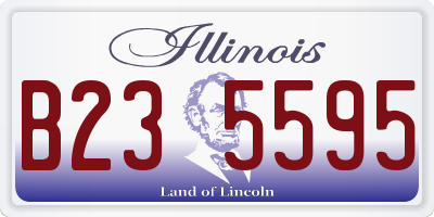 IL license plate B235595