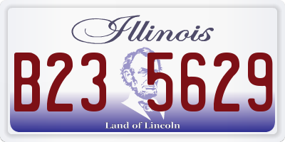 IL license plate B235629
