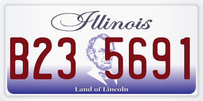 IL license plate B235691