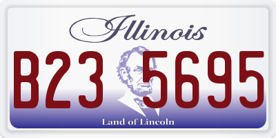 IL license plate B235695