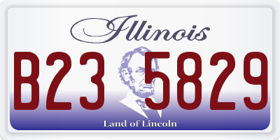 IL license plate B235829