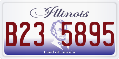 IL license plate B235895