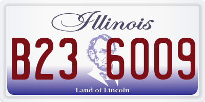 IL license plate B236009