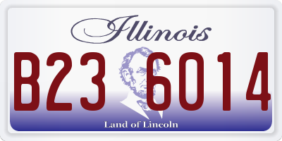 IL license plate B236014