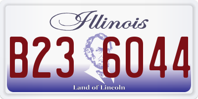 IL license plate B236044