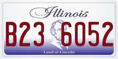 IL license plate B236052