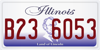 IL license plate B236053