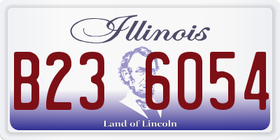 IL license plate B236054