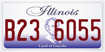 IL license plate B236055