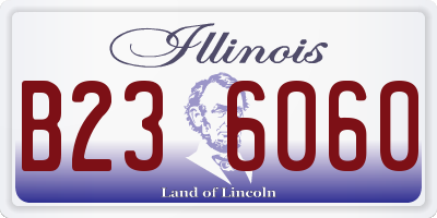 IL license plate B236060
