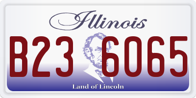 IL license plate B236065