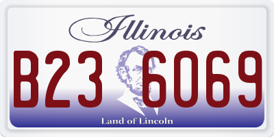 IL license plate B236069