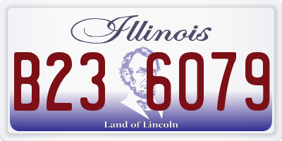IL license plate B236079