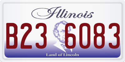 IL license plate B236083