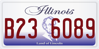 IL license plate B236089