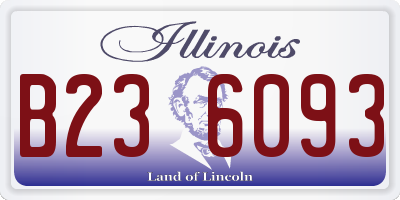 IL license plate B236093