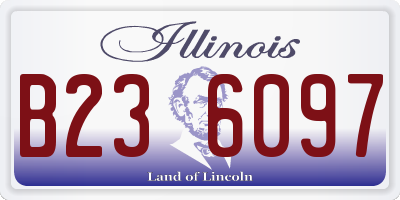IL license plate B236097