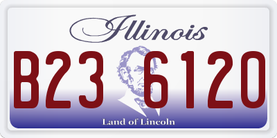 IL license plate B236120