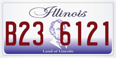 IL license plate B236121
