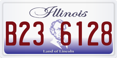 IL license plate B236128