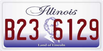 IL license plate B236129