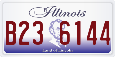 IL license plate B236144