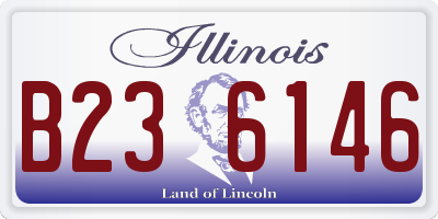 IL license plate B236146
