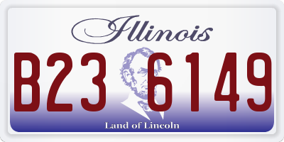 IL license plate B236149