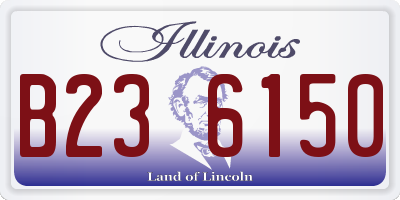 IL license plate B236150