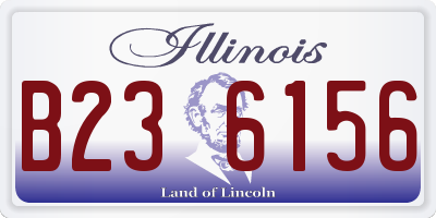 IL license plate B236156