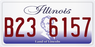IL license plate B236157