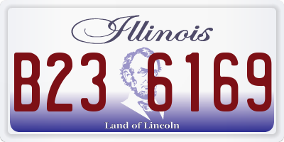 IL license plate B236169