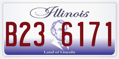 IL license plate B236171